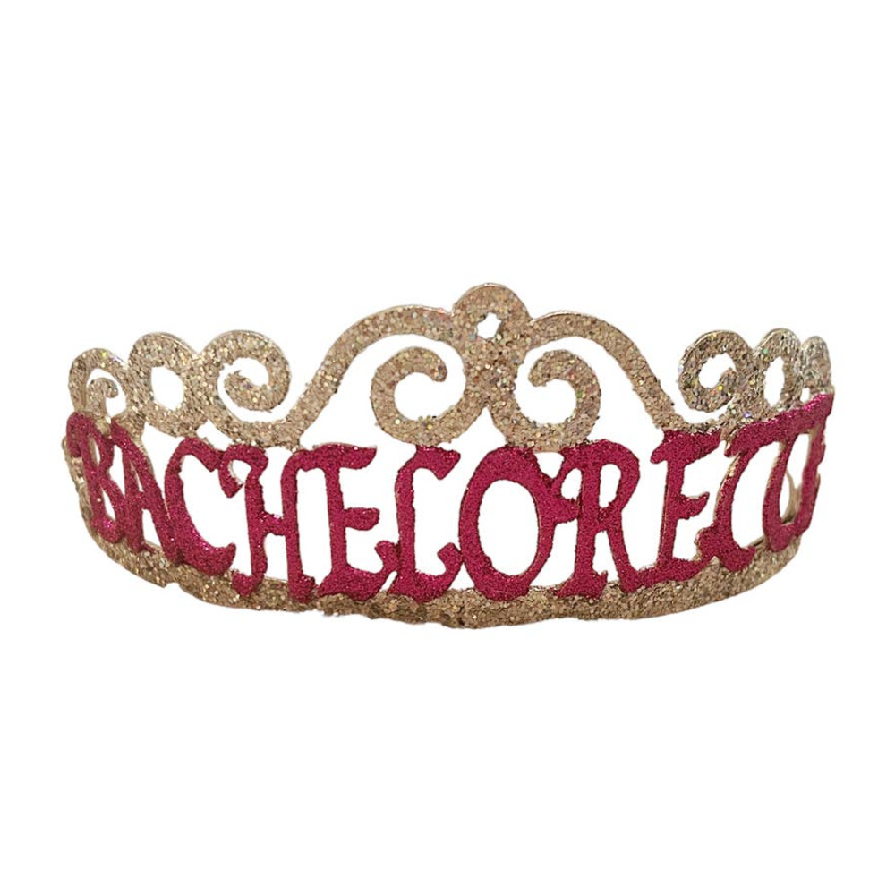 Bachelorette Silver Pink Crown